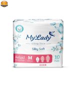 نوار بهداشتی مای لیدی مدل Silky Soft سایز متوسط مجموعه 25 عددی فروشگاه اینترنتی پخش کالای مرکزی