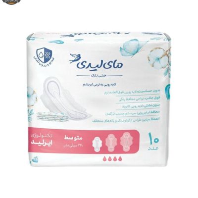 نوار بهداشتی مای لیدی مدل Silky Soft سایز متوسط مجموعه 30 عددی | فروشگاه اینترنتی پخش کالای مرکزی