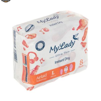 نوار بهداشتی مای لیدی مدل Silky Soft سایز بزرگ مجموعه 10 عددی | فروشگااه اینتنرنتی پخش کالای مرکزی