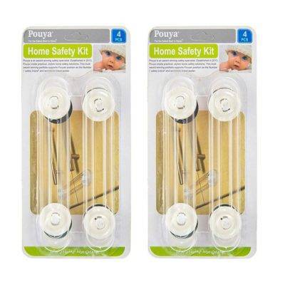 قفل درب کابینت مدل Home Safety Kit دو بسته 4 عددنترنتی سفیرکالای |فروشگاه اینترنتی پخس کالای مرکزی