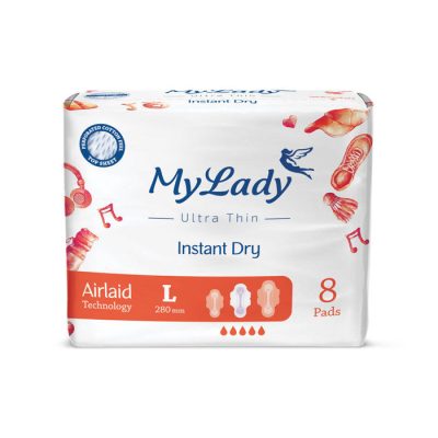 نوار بهداشتی مای لیدی مدل Instant Dry سایز بزرگ بسته 72 عددی | فروشگاه اینترنتی پخش کالای مرکزی