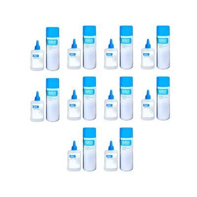 چسب 123 بروکس مدل BRX حجم 400 میلی لیتر بسته 10 عددی| فروشگاه اینترنتی پخش کالای مرکزی