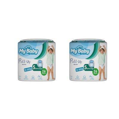 پوشک مای بیبی کد 5 مجموعه 2 عددی بسته 26 عددی | فروشگاه اینترنتی پخش کالای مرکزی