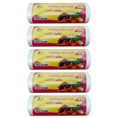 کیسه فریزر البرز پلاس مدل رولی 5 بسته 250 عددی | فروشگاه اینترنتی پخش کالای مرکزی