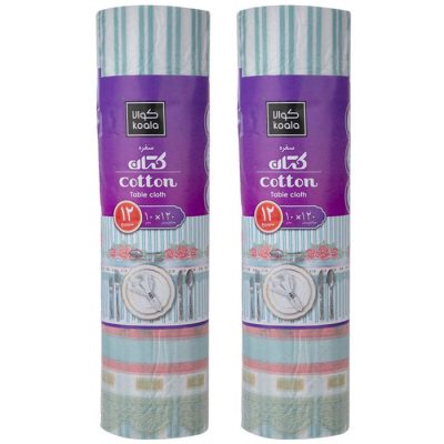 سفره یکبارمصرف کوالا مدل Cotton رول 10 متری مجموعه 2 عددی | فروشگاه اینترنتی پخش کالای مرکزی