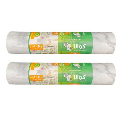 سفره یکبار مصرف کوالا مدل silk طرح سنگ رول 20 متری بسته 2 عددی | فروشگاه اینترنتی پخش کالای مرکزی