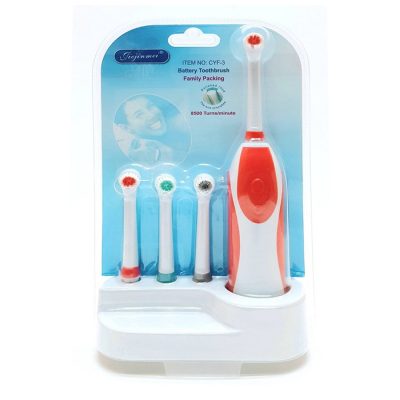 مسواک برقی مدل CYF-3 به همراه سری یدک بسته 3 عددی | فروشگاه اینترنتی پخش کالای مرکزی