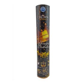 بمب شادی طرح King مشکی طلایی سایز 120 | فروشگاه اینترنتی پخش کالای مرکزی