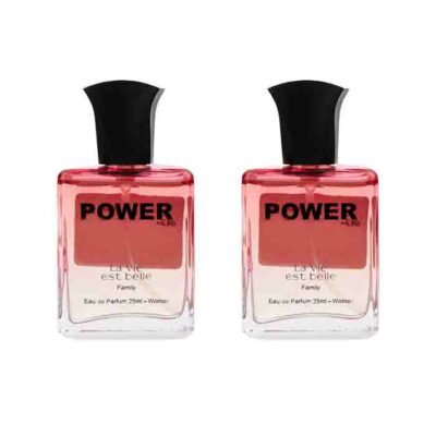 عطر جیبی زنانه پاور پالس مدل La vie est belle حجم 25 میلی لیتر مجموعه 2 عددی | فروشگاه اینترنتی پخش کالای مرکزی