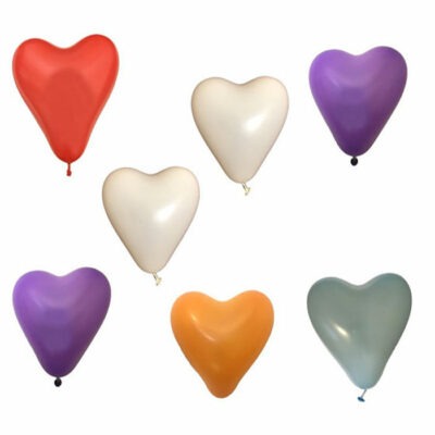 بادکنک لاتکس طرح قلبی مدل Heart Balloons مجموعه 40 عددی | فروشگاه اینترنتی پخش کالای مرکزی