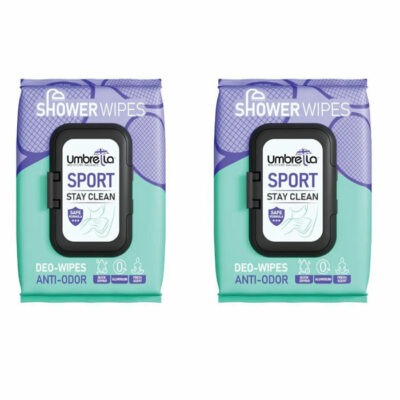 دستمال مرطوب بدن آمبرلا مدل Sport مجموعه دو عددی | فروشگاه اینترنتی پخش کالای مرکزی