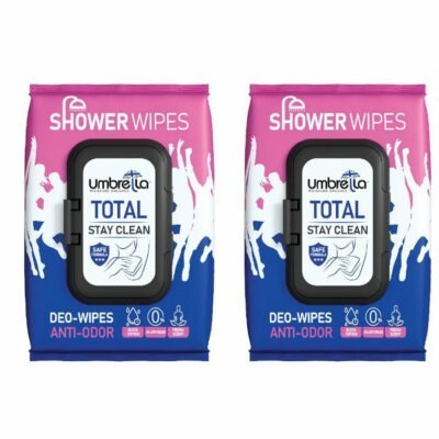 دستمال مرطوب بدن آمبرلا مدل Total مجموعه دو عددی | فروشگاه اینترنتی پخش کالای مرکزی
