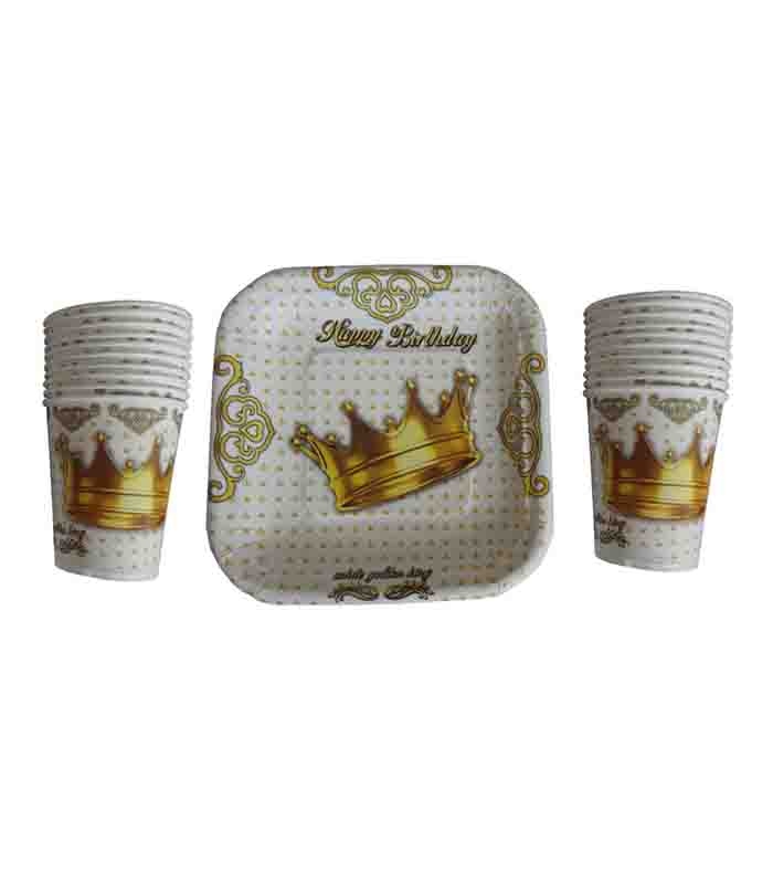 پیش دستی و لیوان یکبار مصرف کد001 طرح تاج مجموعه 40 عددی | فروشگاه اینترنتی پخش کالای مرکزی پیش دستی و لیوان یکبار مصرف کد001 طرح تاج مجموعه 40 عددی | فروشگاه اینترنتی پخش کالای مرکزی