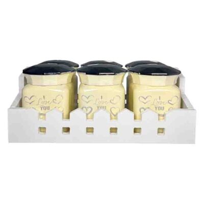 ست جا ادویه 6 پارچه مدل 8009 کد 101106 | فروشگاه اینترنتی پخش کالای مرکزی