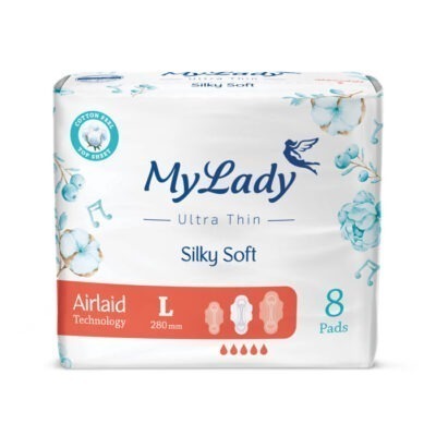 نوار بهداشتی مای لیدی مدل Silky Soft سایز بزرگ مجموعه 5 عددی | فروشگاه اینترنتی پخش کالای مرکزی