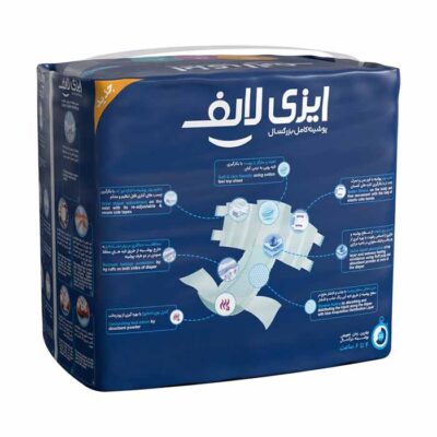 پوشینه چسبی بزرگسال ایزی لایف مدل 01 سایز کوچک مجموعه 3 عددی به همراه دستمال مرطوب | فروشگاه اینترنتی پخش کالای مرکزی