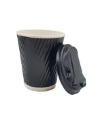 لیوان یکبار مصرف مدل کاغذی دوجداره درب دار 220cc بسته 300 عددی | فروشگاه اینترنتی پخش کالای مرکزی