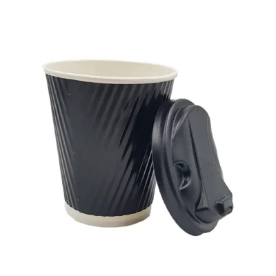 لیوان یکبار مصرف مدل کاغذی دوجداره درب دار 220cc بسته 300 عددی | فروشگاه اینترنتی پخش کالای مرکزی