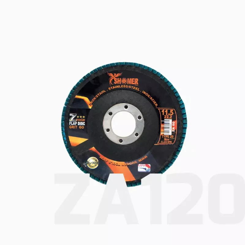 سنباده فلاپ دیسک شومر مدل P120 کد 11.5 - Image 3