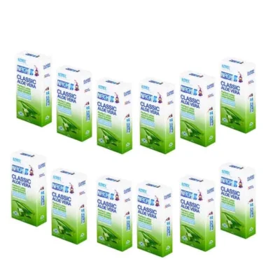کاندوم ناچ کدکس مدل classic Aloe vera مجموعه 12 عددی