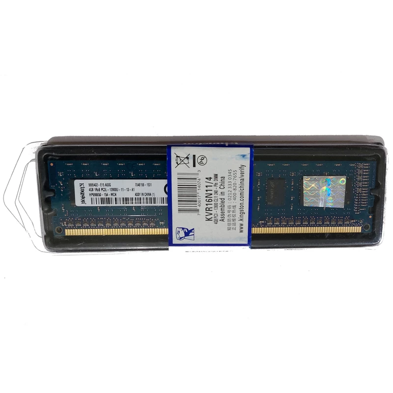 169dd79000c49abef8a1e1aaadb5380916234679_1672745519 رم دسکتاپ DDR3 تک کاناله 1600 مگاهرتز CL11 کینگستون مدل KVR16N11/4 PC3-12800 ظرفیت 4 گیگابایت - تصویر 1
