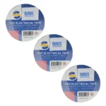 چسب برق بروکس مدل PVC ELECTRICAL TAPE بسته 3 عددی