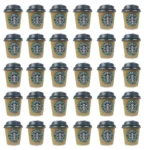 لیوان یکبار مصرف استارباکس مدل 120 سی سی بسته 30 عددی کد SBB