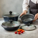 سرویس پخت‌وپز 6 پارچه تکنو، جنس روکش گرانیت| فروشگاه اینترنتی پخش کالای مرکزی