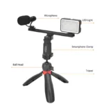 کیت نگهدارنده موبایل کامیکا COMICA CVM-VM10-K5 به همراه نور و میکروفون|فروشگاه اینترنتی پخش کالای مرکزی|فروشگاه اینترنتی پخش کالای مرکزی