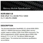 رم دسکتاپ DDR3 تک کاناله 1600 مگاهرتز CL11 کینگستون مدل KVR16N11/8 PC3-12800 ظرفیت 8 گیگابایت|فروشگاه اینترنتی پخش کالای مرکزی