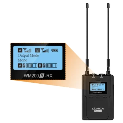 ست میکروفون بی سیم کامیکا COMICA CVM-WM200IIC| فروشگاه اینترنتی پخش کالای مرکزی