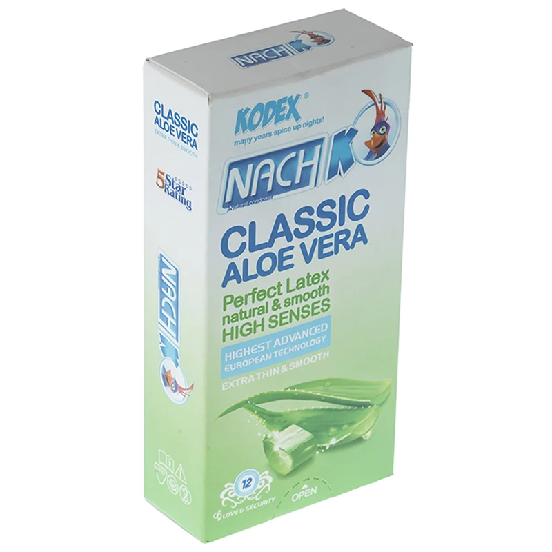 کاندوم کدکس مدل Classic Aloe Vera بسته 12 عددی|فروشگاه اینترنتی پخش کالای مرکزی کاندوم کدکس مدل Classic Aloe Vera بسته 12 عددی|فروشگاه اینترنتی پخش کالای مرکزی