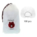 درپوش ظرف یکبار مصرف مدل خرسی بنددار مجموعه 100 عددی|فروشگاه اینترنتی پخش کالای مرکزی