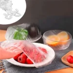 درپوش یکبار مصرف مدل محافظ غذا طرح پلاستیک کش دار مجموعه 200 عددی|فروشگاه اینترنتی پخش کالای مرکزی
