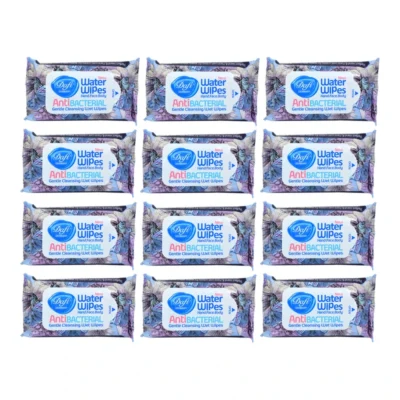 دستمال مرطوب دافی مدل Anti bacterial مجموعه 12 عددی | فروشگاه آنلاین پخش کالای مرکزی
