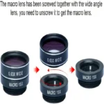 لنز کلیپسی موبایل اپیکسل مدل Lens Kit 5 in 1 - تصویر 3