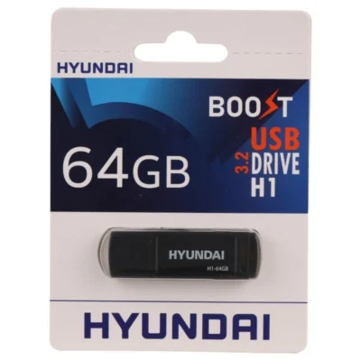 فلش مموری هیوندای مدل H1 ظرفیت 64GB با رابط USB 3.2 | فروشگاه آنلاین پخش کالای مرکزی