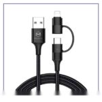 کابل فست شارژ 2به1مکدودو 1.2متر Mcdodo 2-in-1 Data Cable Type-C and Lightning CA-6800