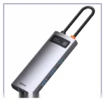 هاب شش پورت بیسوس Baseus Metal Gleam 6 in 1 Multifunctional Type-C HUB CAHUB-CW0G - تصویر 2