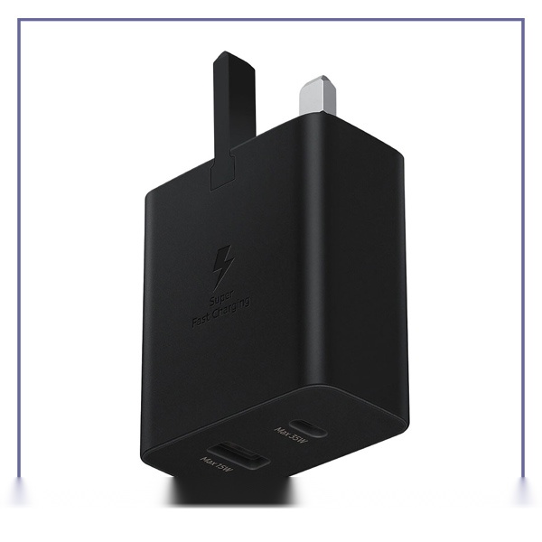 E130444-1-7274d1258283 شارژر اصلی سامسونگ 35 وات سوپر فست شارژ Samsung EP-TA220 Power Adapter Duo 35W - تصویر 1