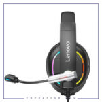 هدفون سیمی گیمینگ لنوو Lenovo HU75 Color LED Adjustable Gaming Headset - تصویر 2