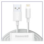 پک 2 عددی کابل لایتنینگ بیسوس Data cable Lightning Baseus 2.4A simple wisdom 1.5mt TZCALZJ-02