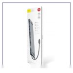 استند و رم ریدر و هاب 10 پورت بیسوس Baseus Enjoyment 10 in 1 Docking Station Stand CATSX-F0G - تصویر 2