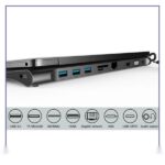 استند و رم ریدر و هاب 10 پورت بیسوس Baseus Enjoyment 10 in 1 Docking Station Stand CATSX-F0G - تصویر 4
