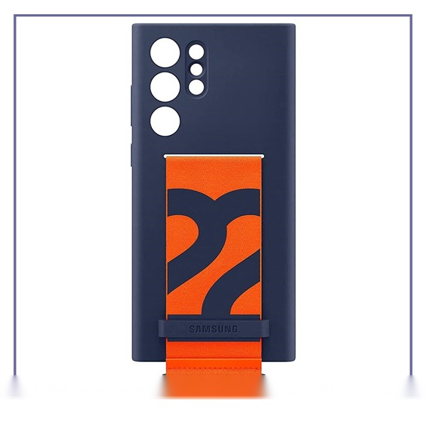 E200261-1-c43d8fd67558 کیف اصلی سامسونگ SILICONE COVER WITH STRAP EF-GS908TNEGWW S22 ULTRA - تصویر 1