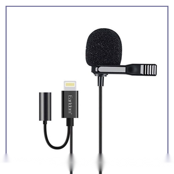 E200603-1-182509bcb9f5 میکروفون لایتنینگ ارلدام Earldom ET-E40 Iphone Condenser Wired Microphone - تصویر 1
