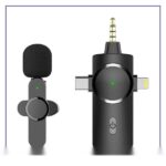 میکروفون یقه ای وایرلس 3 سر کوتتسی COTETCI Wireless Microphone 74003
