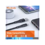 کابل شارژ فست شارژ میکرو 1 متری مک دودو Mcdodo Micro USB Data Cable CA-2281 - تصویر 4