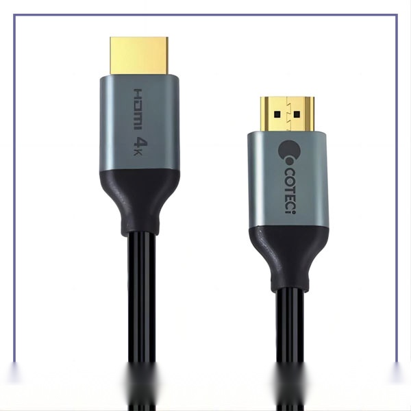 E201789-1-b4211377a1a8 کابل HDMI 4K کوتسی 2 متر Coteci Hdmi 2.0 Dual Port 87102 - تصویر 1