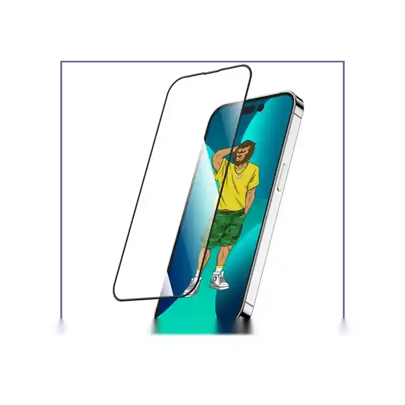 E202116-1-a73595d7147e گلس دور سلیکیونی گرین لاین آیفون Green Lion 3D Silicone Plus High Definition For Iphone 14 Pro Max GN3DSHD14PM - تصویر 1